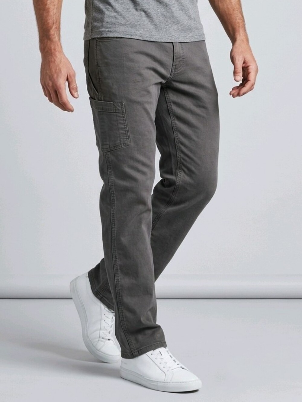 Ariat Rebar M4 Cargo Pants Mens 40x34 Gray Relaxed Straight Utility Stretch